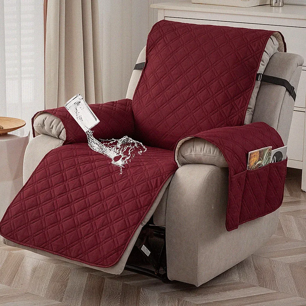 100% Waterproof Recliner Chair Cover Non Slip Recliner Covers for Recliner Chair