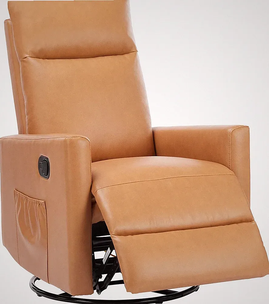 Swivel Rocker Recliner Nursery Rocking Chair Manual Glider Chair for Living Room